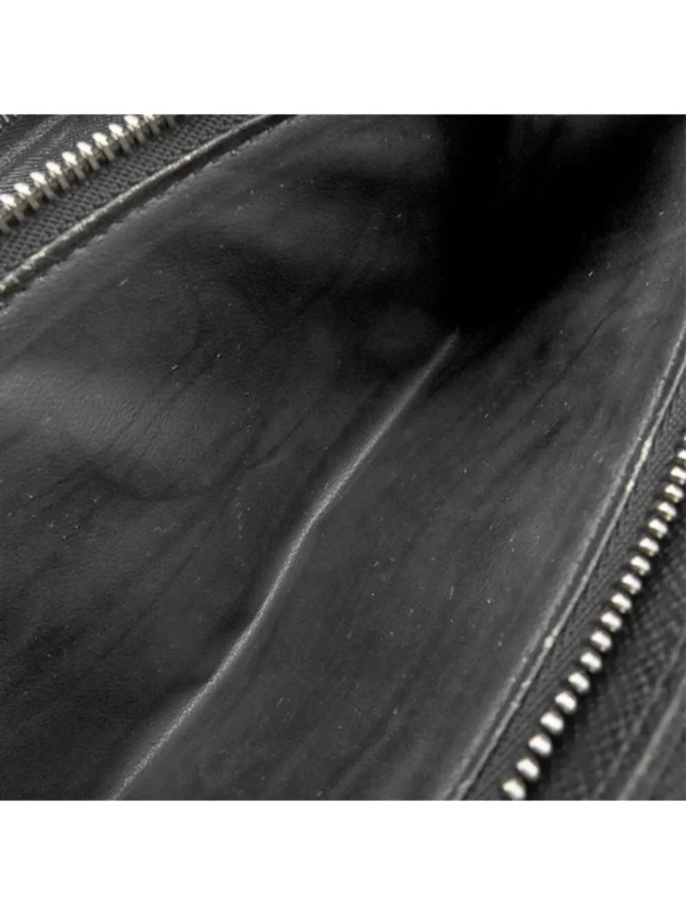 Louis Vuitton Wallet Zippy Vertical Damier Graphite Canvas Silver Zip Around